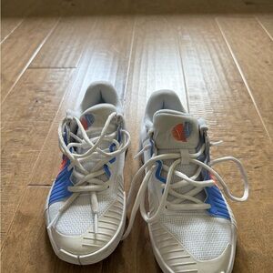 Nike Tennis White and Blue Sneakers